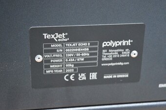 TEXJET ECHO2 TISKARNA DTG - 6