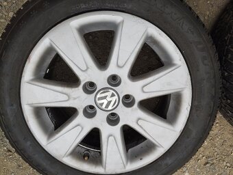 ALU VW 7x16 5x112 et45+zimní pneu 205/55/16 - 6