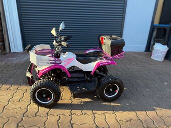 Dětská elektrická čtyřkolka + přilba - 6