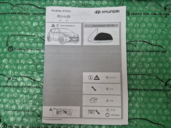 kryty vnějších zrcátek červené Hyundai i10 (AC3) K7431ADE00T - 6