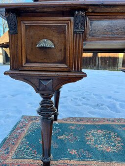 Starožitný psací stůl - 6