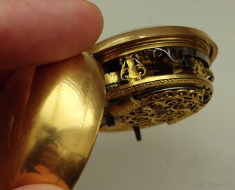 Zlaté kapesní hodinky špindlovky - 6