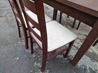 4x jídelní set+4x Židle 70x120 výška 77 cm - 6