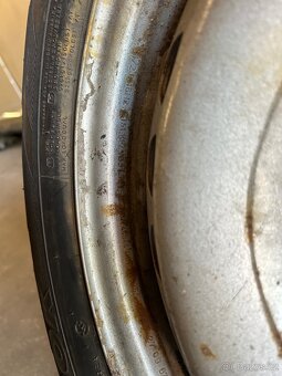 Plechový Disk VW T5 5x120 16” 6 ks + pneu 205/65/16C - 6