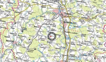 Pozemek, bydlení, prodej, Obora, Malšice, Tábor - 6