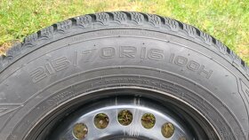 Mitsubishi Outlander zimní kola pneu kompletní 215 70 16 - 6