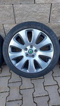 Alu kola 5x112 r17 originál Škoda Octavia III - 6