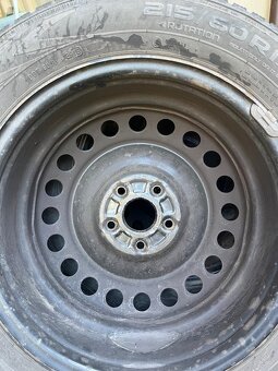 Prodam kola plech 215/60 R17 + zimni pneu - 6