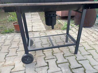 Velký grill/udírna Heckermann včetně příslušenství - 6