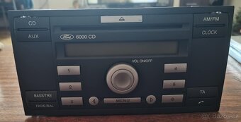 Autoradio FORD 6000 CD + originál kód - 6