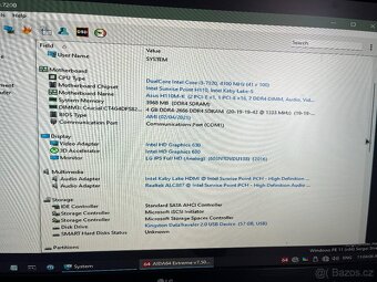 Rychlá a nevyužívaná deska ASUS H110M-K+i3-7320+4GB - 6