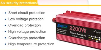 Měnič do auta 3000W - 6
