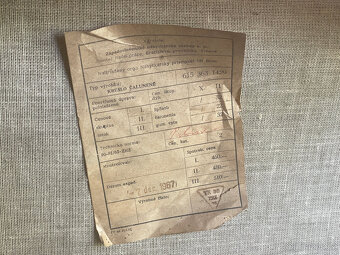 RETRO křesílka / křesílko / viněta 1967 - 6