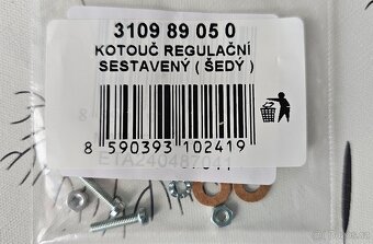 Vypínače k vařici - kotouč regulační šedý 3kusy - 6