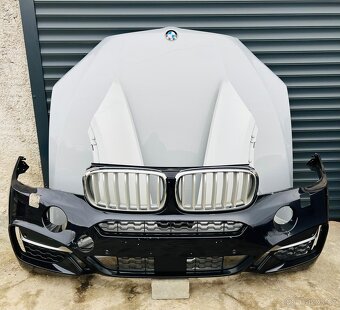 BMW X6 F16 nárazník m-paket světlo blatník kapota - 6