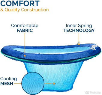 Sedátko na vodu síťované dno SwimWays papasan nové nepoužité - 6