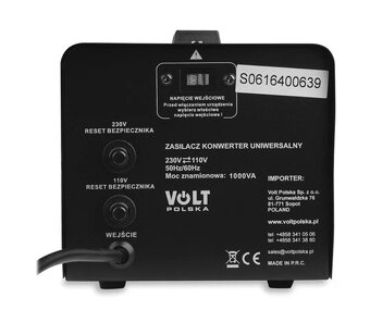 Měnič napětí VOLT VP 1000 230/110V 1000W - 6