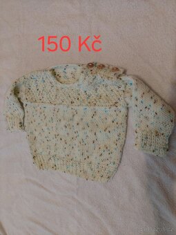 Nabízím ručně háčkované oblečení pro děti  od 1 roku do 3 le - 6