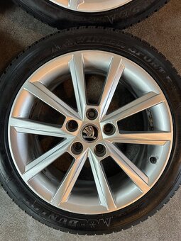 ALU Kola ŠKODA 5x112 R17 TERON Zimní Pneu 225/45/17 - 6
