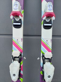 Lyže ROSSIGNOL FUN GIRL, 120 cm + hůlky + lyžáky - 6