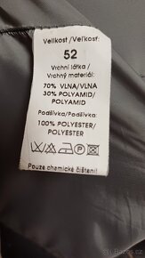 Kabát šedý – vel. 52 - 6