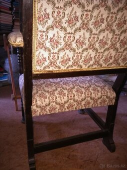 Křeslo zámecké starožitné - 6