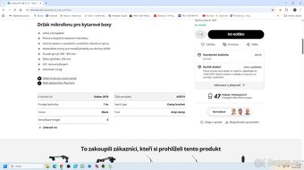 Držák mikrofonu Gravity MS CAB CL 01 - 6