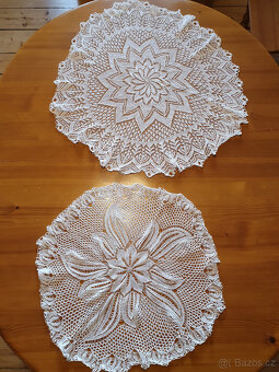 Krajkové - paličkované dečky a prostírání - 6