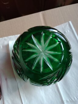 Dvě pěkné přejímané barevné vázy - 6