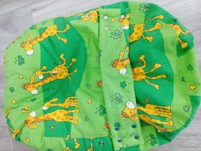 Zklidňující pelíšek pro miminko ŽIRAFA zelená - 6