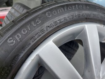 17'' original VW kola PORTO + pneu 225/45, letní - 6