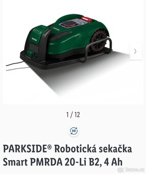 Aku robotická sekačka Parkside na 1000 m2 - 6