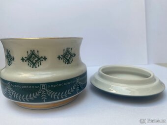 Pirkenhammer „LADA“ – 2 šálky + podšálky, cukřenka s víčkem, - 6