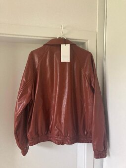 Koženková bomber bunda zn. ZARA - NOVÁ S VISAČKOU - 6