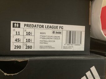 Kopačky Predator League FG white - 6