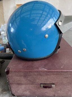 Stará motocyklová přílba, motokros - 6