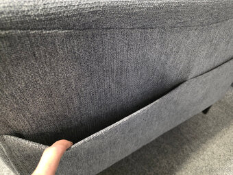 Nová rozkládací rohová sedačka LOLA šedá - 6