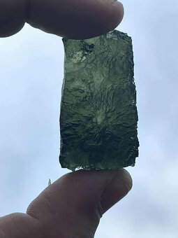 Vltavín / Moldavit z Besednice – 17,40 g (sbírkový kus) - 6