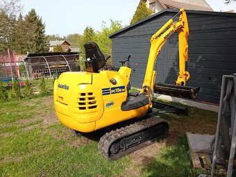 Pásový minibagr Komatsu pc15r - 6
