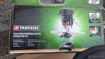Stojanová vrtačka Parkside 500 W - 6