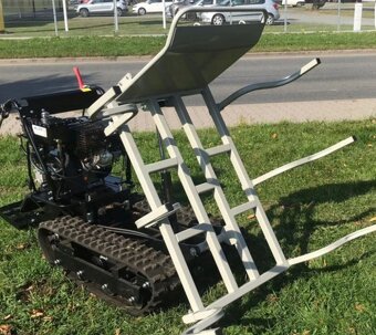 dumper, pásový dumper, železný kůň, stavební kolečko - 6