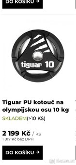 Prodám sadu Profi PU kotouču Tiguar - 50% sleva - Nový - 6