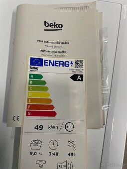 Nepoužitá pračka Beko B3WFT59415W - 6