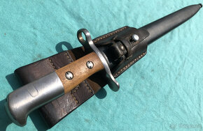 Švýcarský nožový bodák M1918 na pušku Schmidt-Rubin - 6