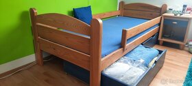 Kvalitní dřevěná postel 90x200 - masiv, žádná náhražka - 6