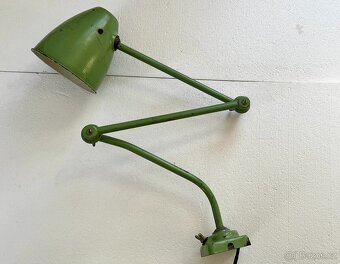 Retro průmyslová dílenská stolní lampa - 6