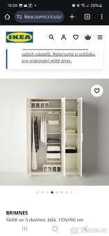 Šatní skříň Ikea Brimnes - 6
