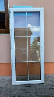 Prodám použitá plastová okna 6 ks + balkónové dveře - 6