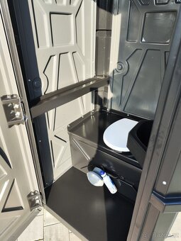 Nová mobilní toaleta přenosné WC s umyvadlem - 6