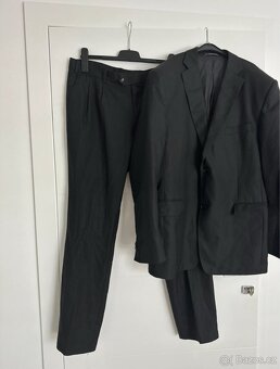Společenský oblek sako kalhoty 54 XL - 6